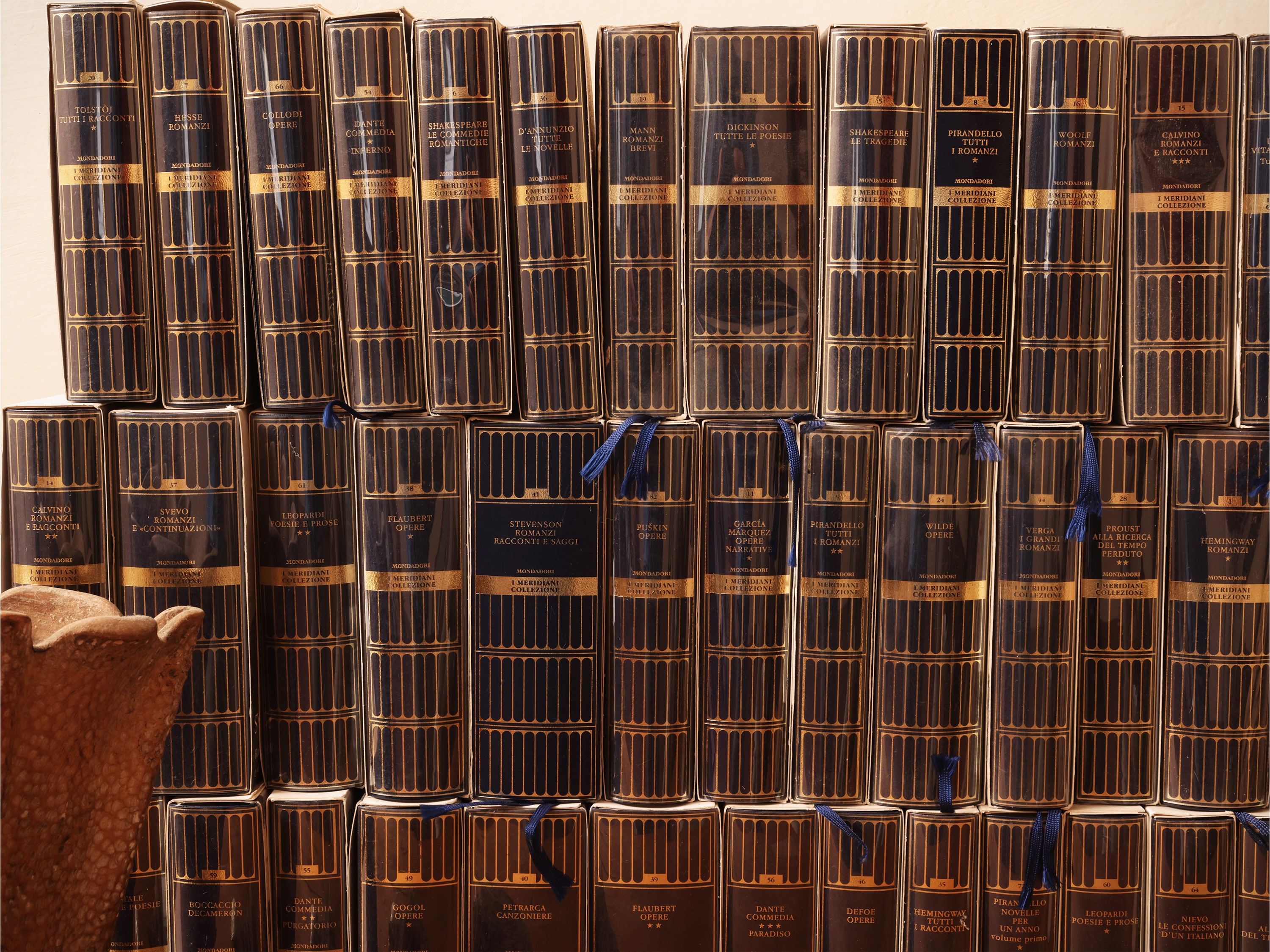 Raccolta editoriale «I Meridiani» (Mondadori), prosa e poesia in 69 volumi