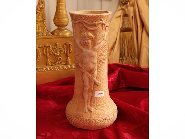 Terracotta vase