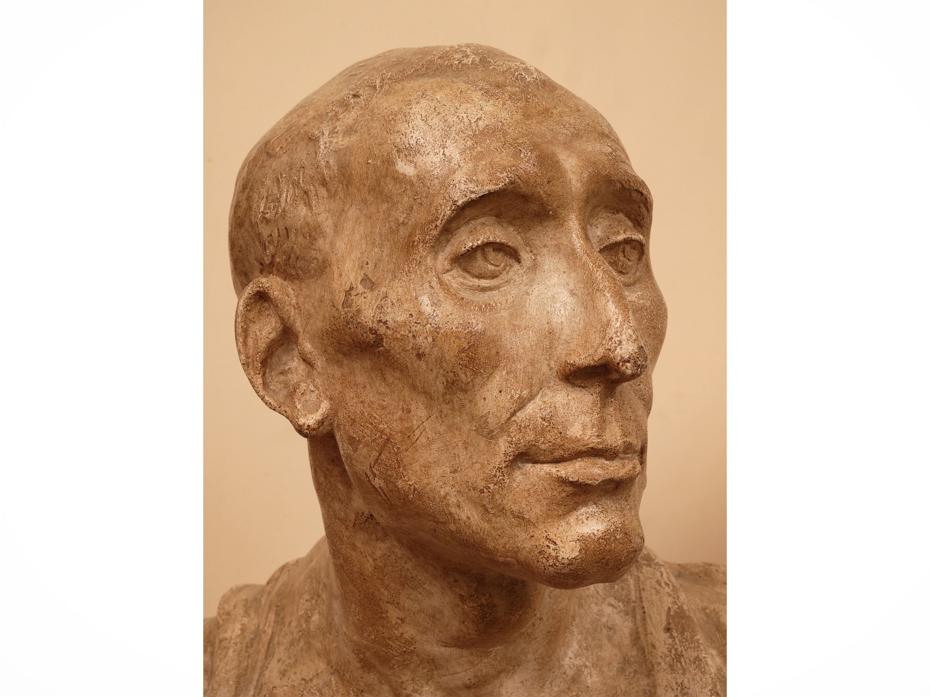 Ritratto di Niccolò da Uzzano, da Donatello, in terracotta patinata