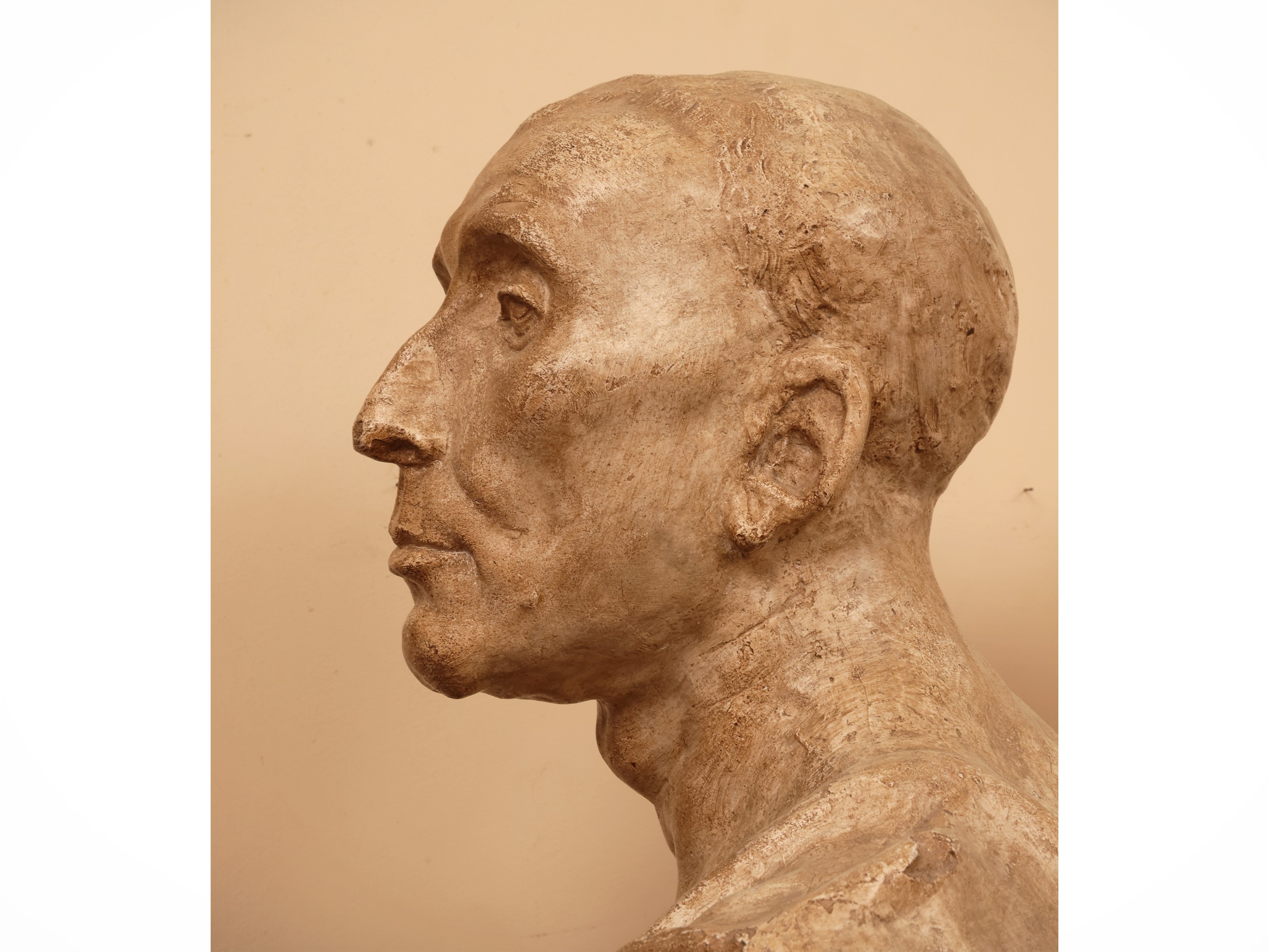 Ritratto di Niccolò da Uzzano, da Donatello, in terracotta patinata