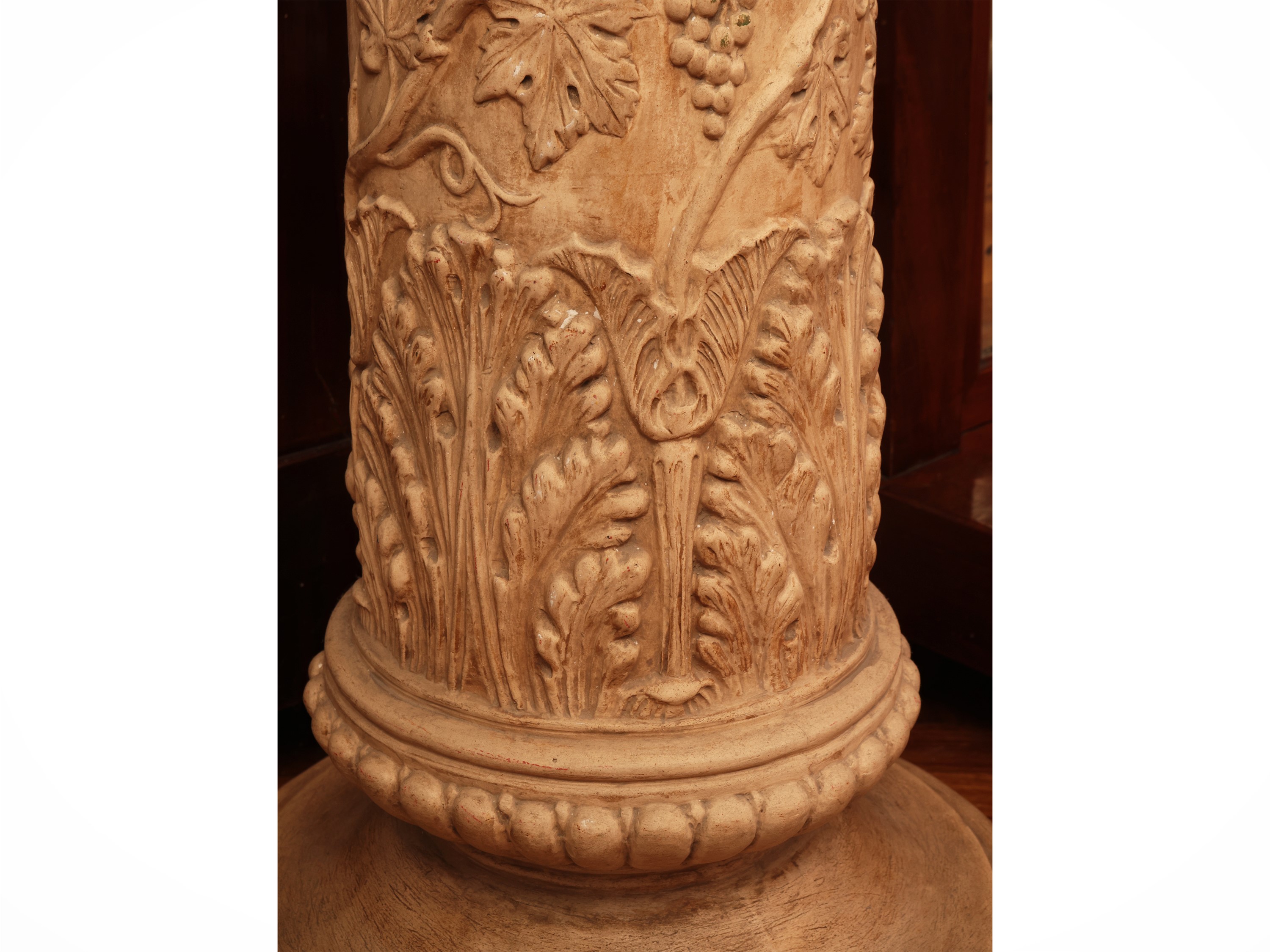 Manifattura di Signa, Colonna porta sculture in terracotta, inizio XX secolo