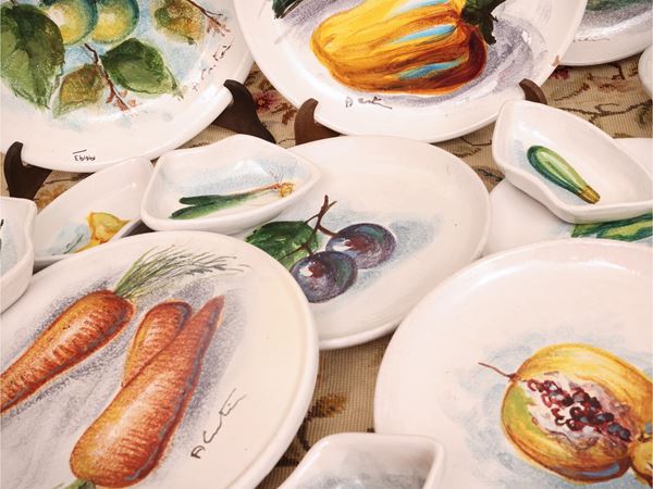 Set da verdura in ceramica