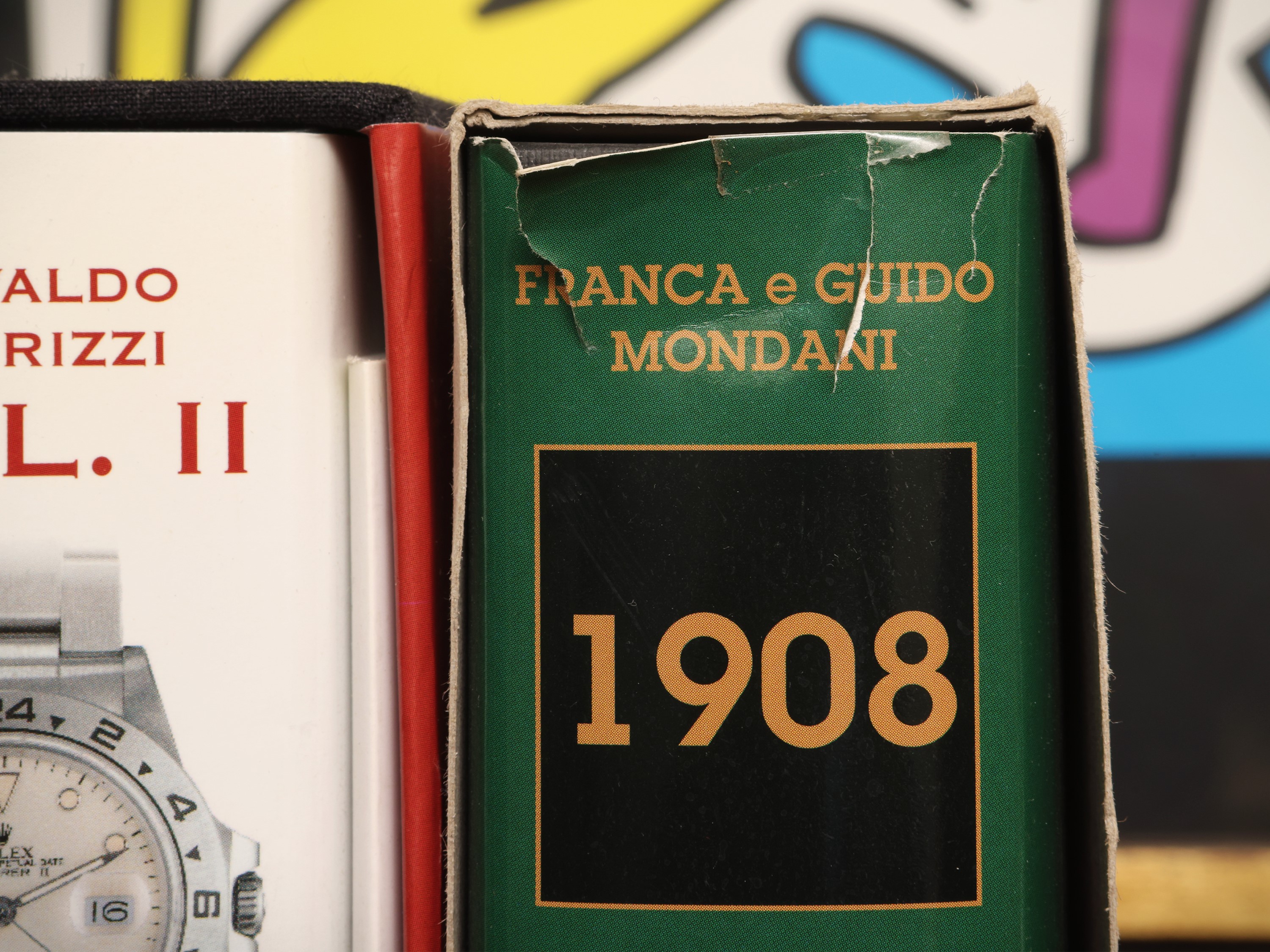 Raccolta di 4 volumi dedicati a storia, modelli e collezionismo degli orologi Rolex