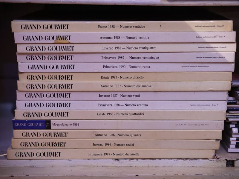 Riviste di cucina, raccolta di numeri specialistici