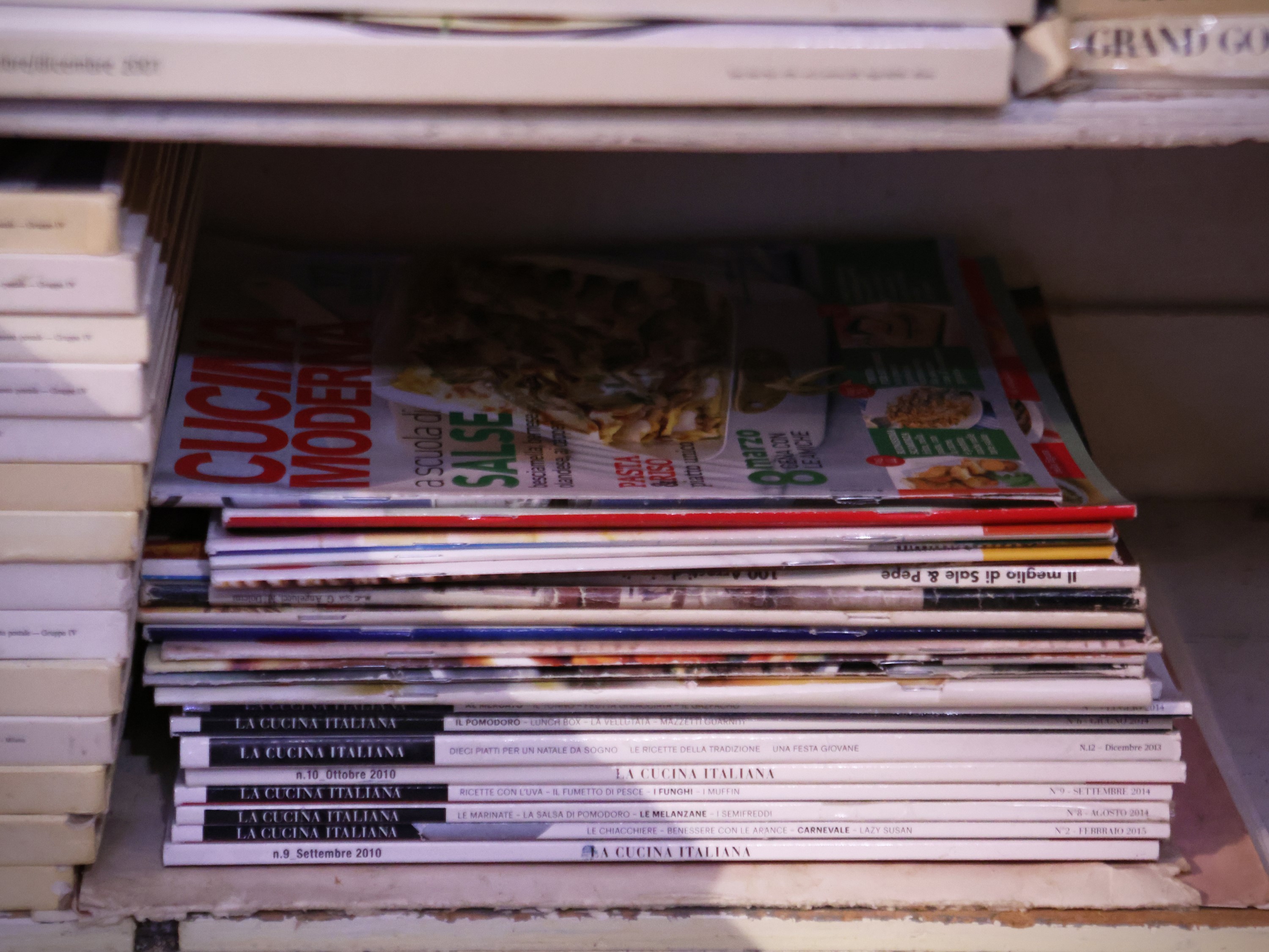 Riviste di cucina, raccolta di numeri specialistici