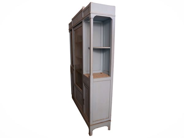 Art Nouveau-style sideboard, lacquered in light blue