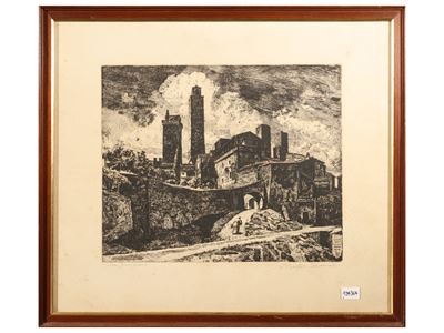 San Gimignano (acquaforte)