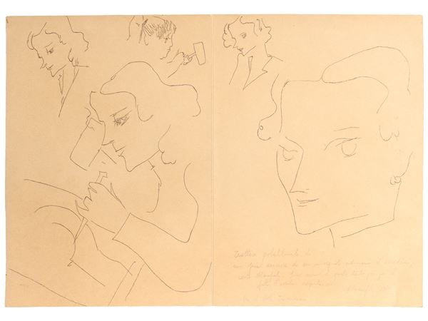 Alberto Manfredi - Studi di figure femminili 1989