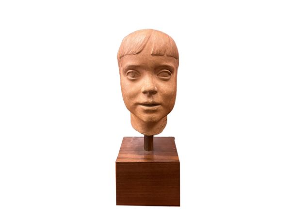 Delio Granchi : Portrait of a Boy  - Auction Tuscan Masters - Maison Bibelot - Casa d'Aste Firenze - Milano
