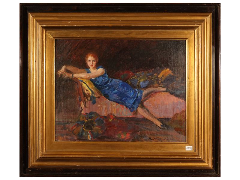 Cipriano Mannucci - Donna sdraiata