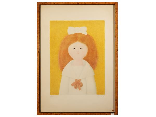 Ritratto di fanciulla con fiocco