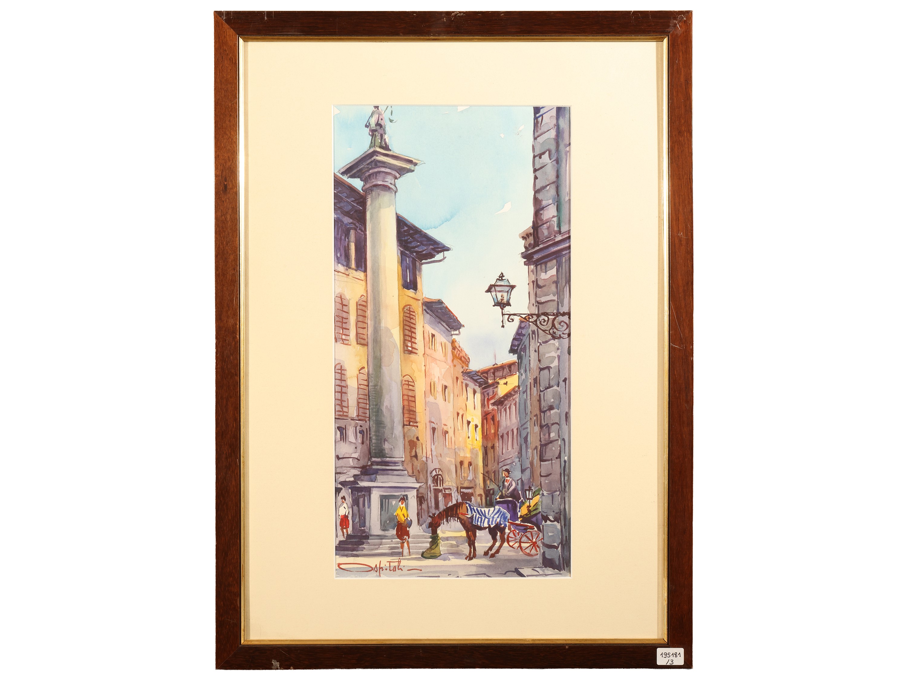 Giovanni Ospitali - Scorci di strade fiorentine