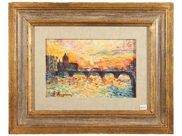 Guido Borgianni - Sunset on the Lungarno