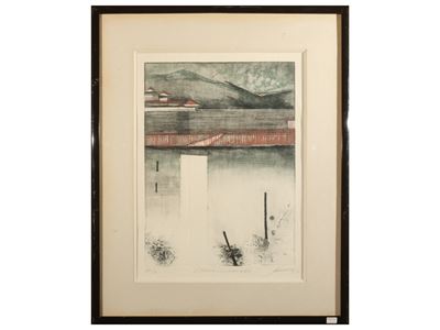 Senza titolo (1987), incisione firmata e datata, matrici 34/50