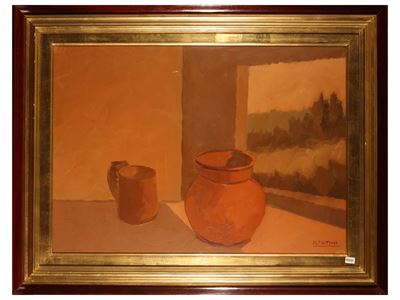 Natura morta 1974 (olio su tela)