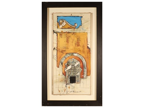 Alessandro Reggioli - Composition with a front door