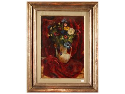 Natura morta con vaso di fiori