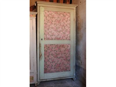 Armadio in Legno Laccato Verde Acqua