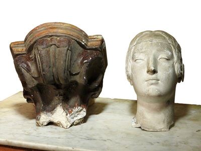 Lotto di Frammenti in Gesso