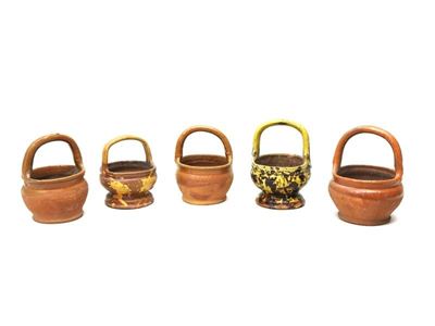 Lotto di Scaldini D'epoca in Terracotta
