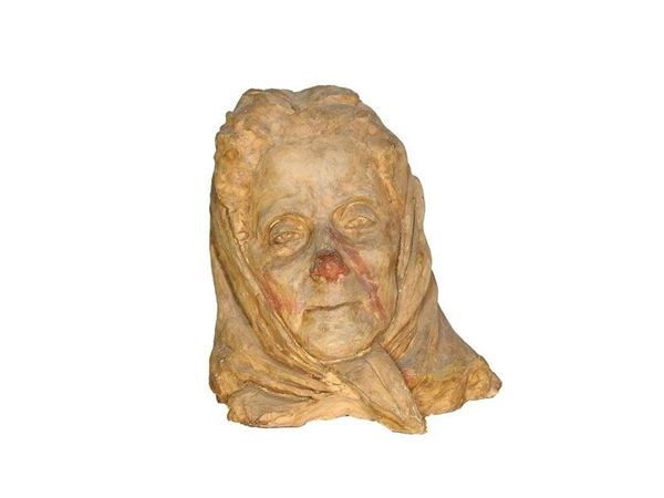 Head of an Eldery, terracotta group