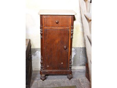 Comodino Impiallacciato in Noce