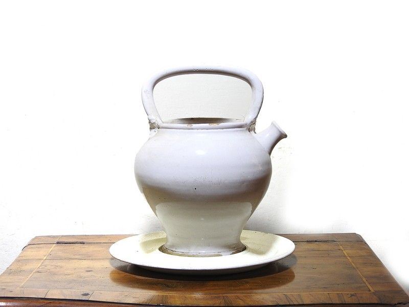 Versatoio in Terracotta Smaltata