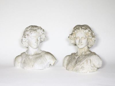 Due Busti in Gesso