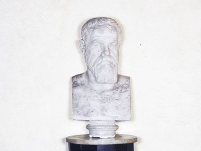Busto Maschile in Gesso