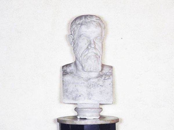 Gypsum Bust of Galileo Galilei, late 19th/early 20th Century