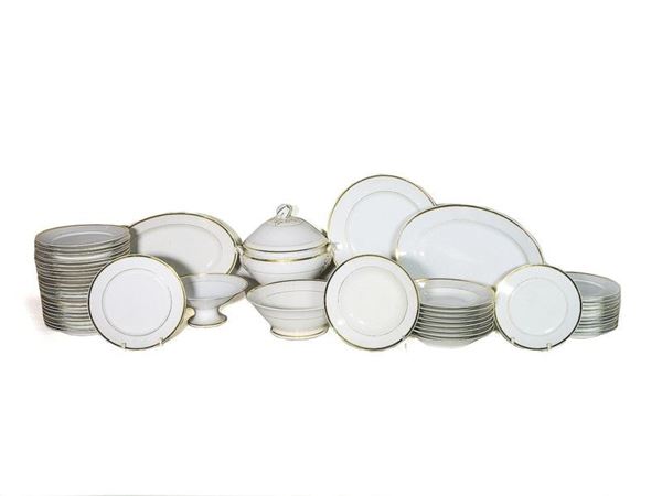 Porcelain Dish Set, Ginori, 19th Century