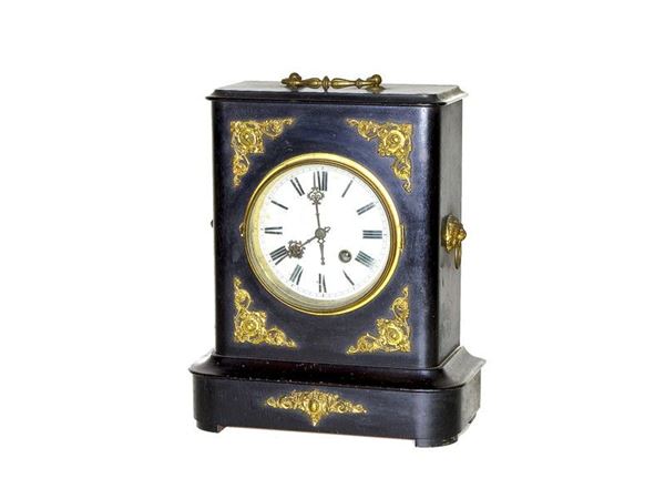 Wooden Table Clock, late 19th Century
