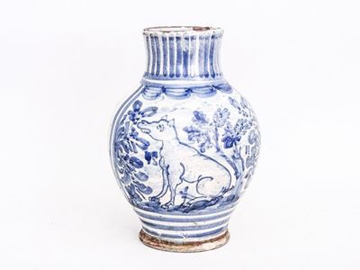 Vaso in Maiolica