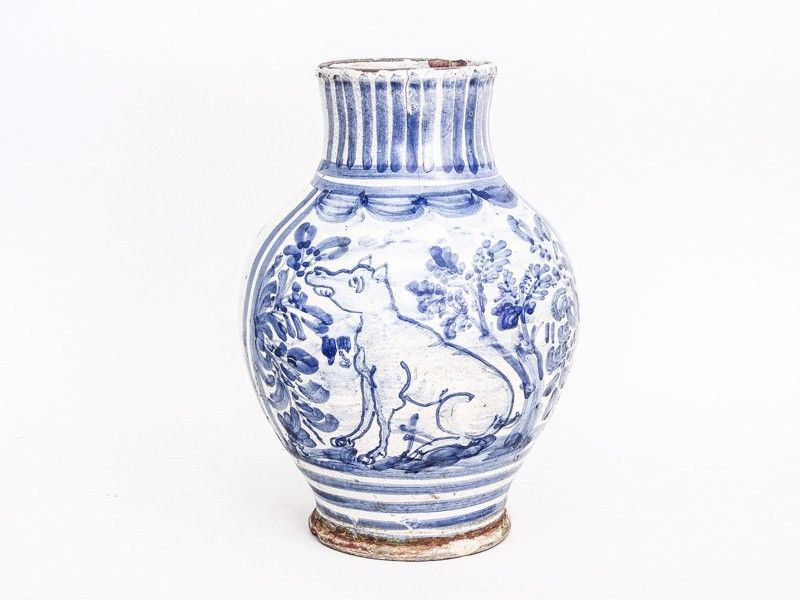 Vaso in Maiolica