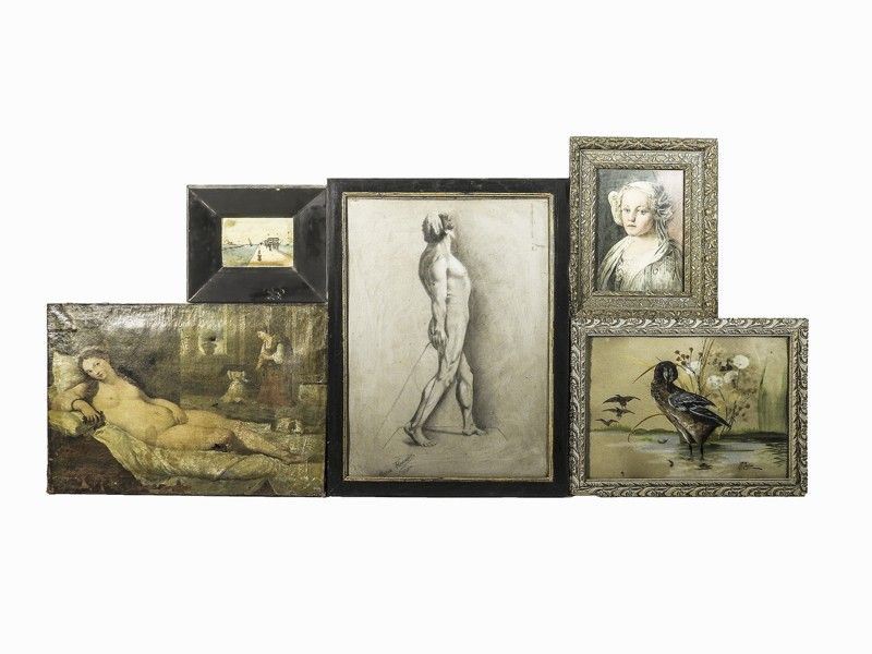 Lotto di Dipinti D'epoca