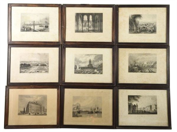 City Views, a set of twenty-six lithographs