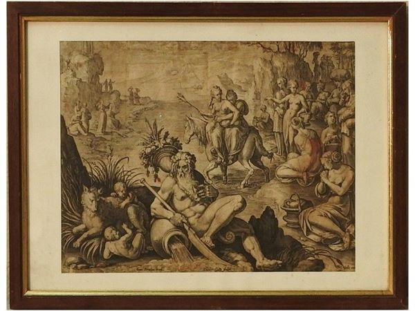 The Abduction of Clelia, engraving