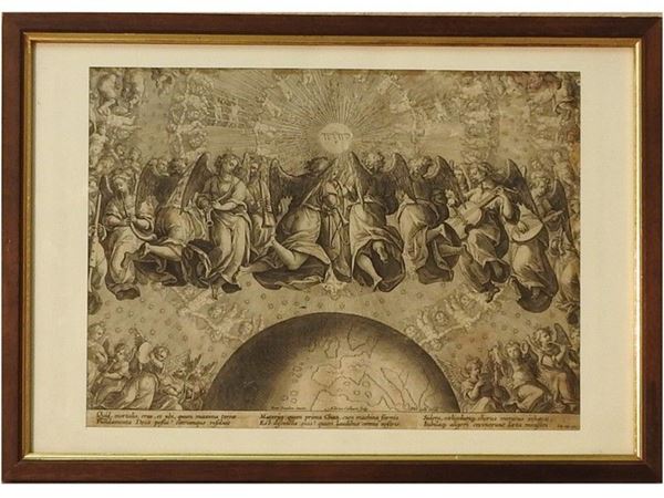 Angelic Choirs, engraving