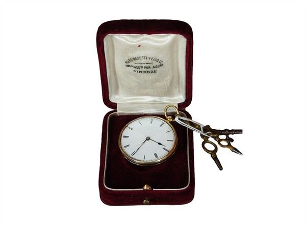 Golden Pocket Watch, early 20th Century