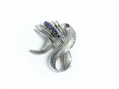 Spilla in Oro Bianco 18 Kt