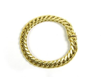 Bracciale in Oro Giallo 18 Kt a Maglia Morbida