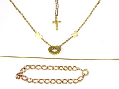 Lotto di Monili in Oro Giallo 18 Kt