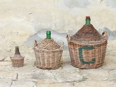 Lotto di Vecchie Damigiane
