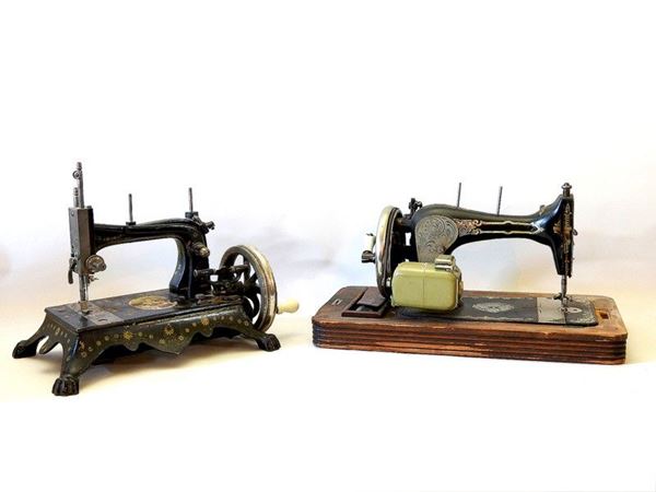 Two Old Sewing Machines