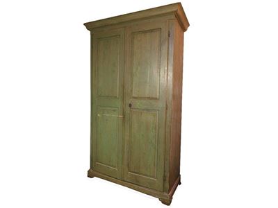 Armadio in Legno Tenero Laccato Celeste