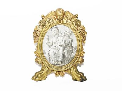 Cartagloria in Legno Intagliato e Dorato