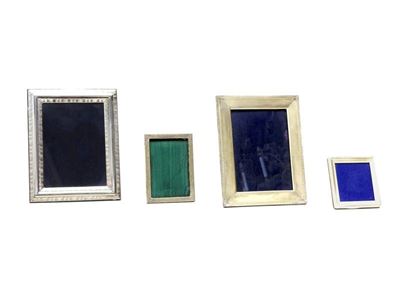 Quattro Cornici Portaritratti Rivestite in Argento