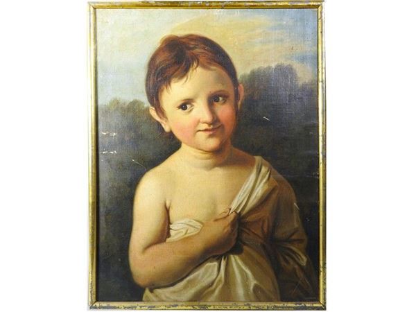 Portait of a Boy, oil on canvas