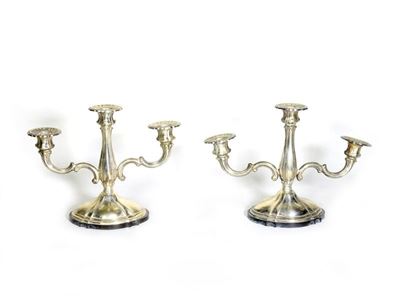 Coppia di Candelabri in Argento