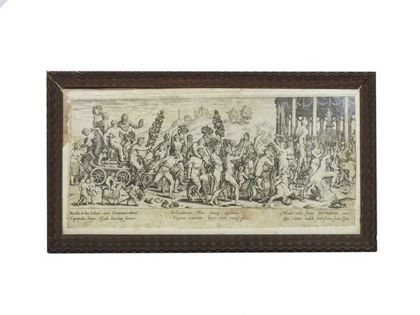 The Triumph of Dionysus, etching